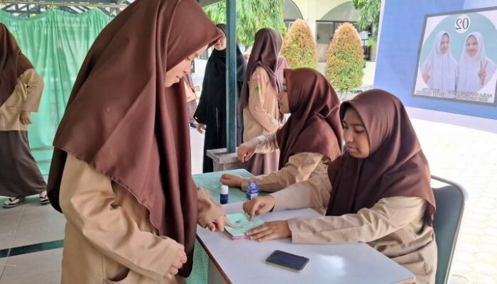 Pesantren Terpadu Almuslim Gelar Pemilihan Ketua OSPTA: Pendidikan Demokrasi untuk Santri
