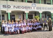 Kanit Binmas Giat Hari Senin, Jadi Pembina Upacara di SDN 1 Bebesen
