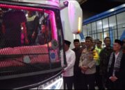 Kapolres Aceh Tengah Bersama Forkopimda Serta Unsur Terkait Lakukan Audit dan Inspeksi Keselamatan Kenderaan AKAP dan AKDP Jelang Lebaran.