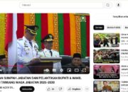 Pengambilan Sumpah Jabatan dan Pelantikan Bupati dan Wakil Bupati Aceh Tamiang Disiarkan Juga Melalui Channel Youtube
