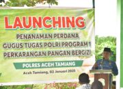 Lounching Perdana Gugus Polri, Ini Kata Pj. Bupati Aceh Tamiang