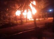 Satu Rumah Ludes Terbakar di Kampung Marlempang