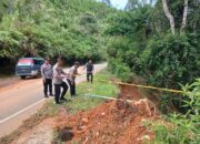 Patroli Identifikasi Daerah Rawan Bencana Alam dan Laka Lantas, Polsek Linge Imbau Pengguna Jalan Waspada
