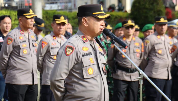 Polres Aceh Tengah Gelar Apel Kesiapan Pengamanan Unjuk Rasa Aliansi Gayo Merdeka (AGM) 