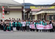 Ratusan Mahasiswa dan Aliansi Gayo Merdeka (AGM) Berunjuk Rasa di Depan Polres Aceh Tengah dan Gedung DPRK