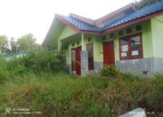 Bangunan Polindes Yang Terbengkalai dan Semak Belukar Tanpa Penghuni