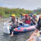Kapolres Aceh Tengah Turun Kutip Sampah di Aliran Sungai Peusangan Bersama Komunitas dan Pemuda Gayo
