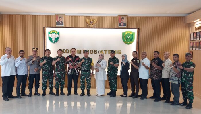 Dandim 0106/Aceh Tengah Sambut Tim Wasev Mabes TNI