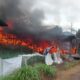 Satu Unit Rumah di Dusun Lukup Badak Kampung Simpang Kelaping Habis dilalap Si Jago Merah. 