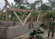 Satgas TMMD Ke-126 Kodim 0106/Aceh Tengah, Pembangunan RTLH di Kampung Rutih Sudah Mencapai Progres 50 Persen