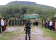 Dansatgas TMMD Ke-126 Kodim 0106/Aceh Tengah Pimpin Apel Pembersihan Makam Datu Merah Nege