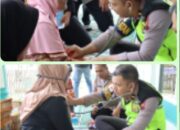 Polres Aceh Tengah Hadirkan Layanan Kesehatan dan Penyaluran Bantuan Alat Tulis Bagi Anak-anak di Posko Pengungsian