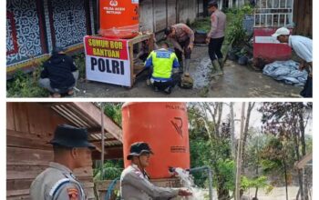 Bantuan Sumur Bor Air Bersih Kapolda Aceh ke-4 di Desa Terpencil Reje Payung Diresmikan Polres Aceh Tengah