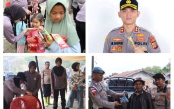 Mahasiswa STIK-PTIK Angkatan 83 Salurkan Daging Meugang dan Masak untuk Warga Kala Segi Jelang Ramadhan