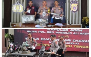 Polres Aceh Tengah Rilis 8 Kasus Narkotika dan Capaian Ops Keselamatan Seulawah 2026