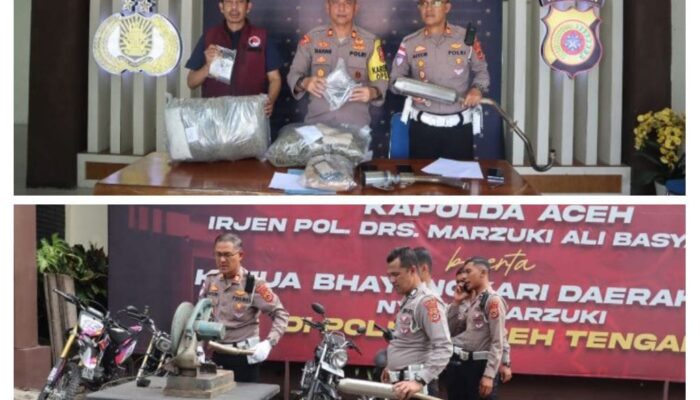 Polres Aceh Tengah Rilis 8 Kasus Narkotika dan Capaian Ops Keselamatan Seulawah 2026