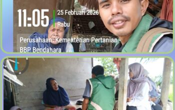 Pantang Surut di Bulan Suci Ramadhan, PPL BPP Bendahara Intensifkan Pendampingan Petani. 
