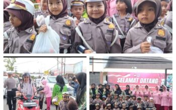 Indahnya Berbagi Sesama, TK Yayasan Kemala Bhayangkari Aceh Tengah Berbagi 250 Takjil Kepada Masyarakat