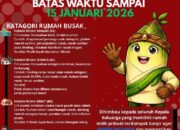 “Halo Bapak, Ibu, dan seluruh warga Aceh Tamiang. Sekadar mengingatkan kembali, pendataan kerusakan rumah akibat bencana tahap 2 ditutup malam ini ya, tepat jam 12 malam.