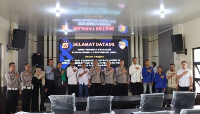 Polres Aceh Tengah Gelar Forum Konsultasi Publik untuk Perkuat Pelayanan dan Zona Integritas
