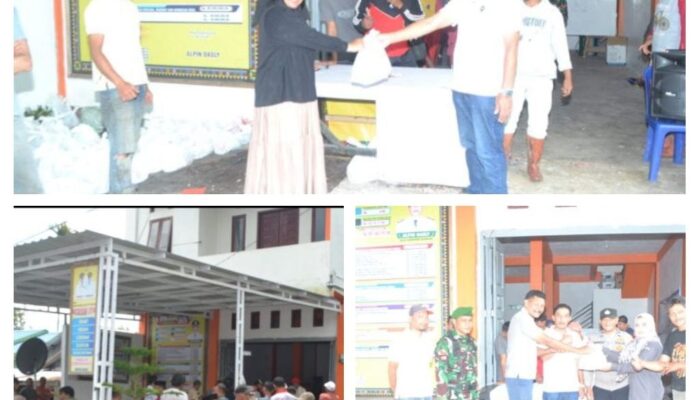 Warga Bur Biah Menyembelih Dua Ekor Sapi Dari Hasil Ketahanan Pangan, Dalam Menyambut Hari Raya Idul Fitri 2026