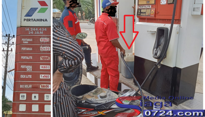 Masih Ada Saja SPBU Menjual BBM Dalam Jerigen