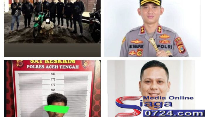 Satreskrim Polres Aceh Tengah Ringkus Pelaku Curanmor, Motor Curian Berhasil diamankan
