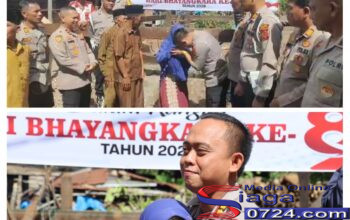 Tangis Haru Dari Ibu Saidah Warga Kampung Lenga, Saat Menerima Pembangunan Rumah Layak Huni dari Kapolres Aceh Tengah