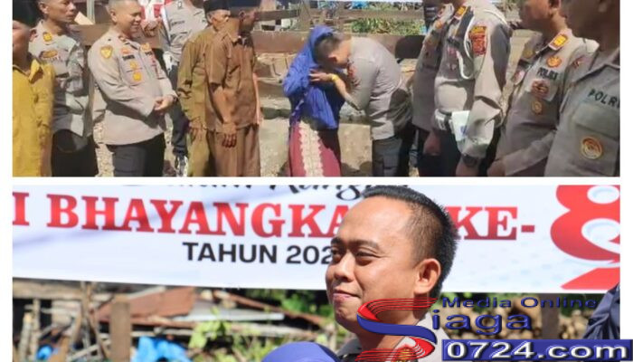 Tangis Haru Dari Ibu Saidah Warga Kampung Lenga, Saat Menerima Pembangunan Rumah Layak Huni dari Kapolres Aceh Tengah