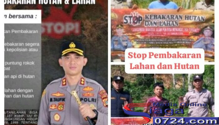 Polres Aceh Tengah Konsisten Gencarkan Patroli, Stop Pembakaran Lahan dan Hutan