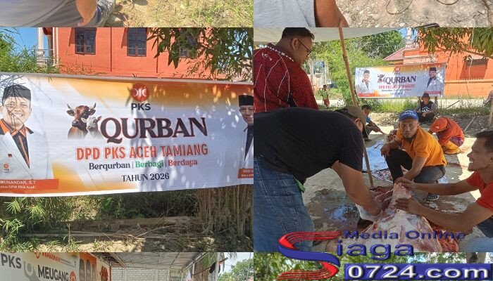 9 Ekor Sapi dan 10 Ekor Domba Jadi Diqurbankan DPD PKS Aceh Tamiang 