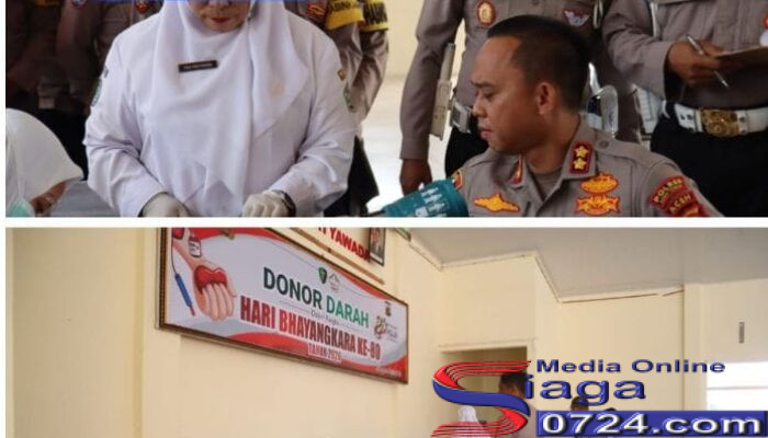 Aksi Kemanusiaan Sambut Hari Bhayangkara ke-80, Polres Aceh Tengah Gelar Donor Darah Untuk Masyarakat