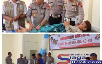 Bukti Nyata Dari Polri Yang Selalu Hadir Ditengah Masyarakat, Polres Aceh Tengah Gelar Bakti Kesehatan Khitanan Massal