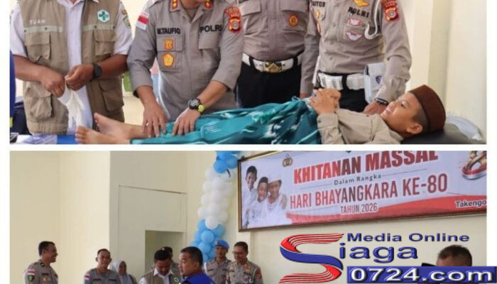 Bukti Nyata Dari Polri Yang Selalu Hadir Ditengah Masyarakat, Polres Aceh Tengah Gelar Bakti Kesehatan Khitanan Massal