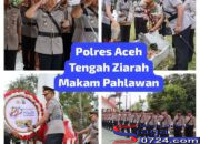 Memperingati Hari Bhayangkara Ke-80, Polres Aceh Tengah dan Bener Meriah Gelar Ziarah Makam Pahlawan 