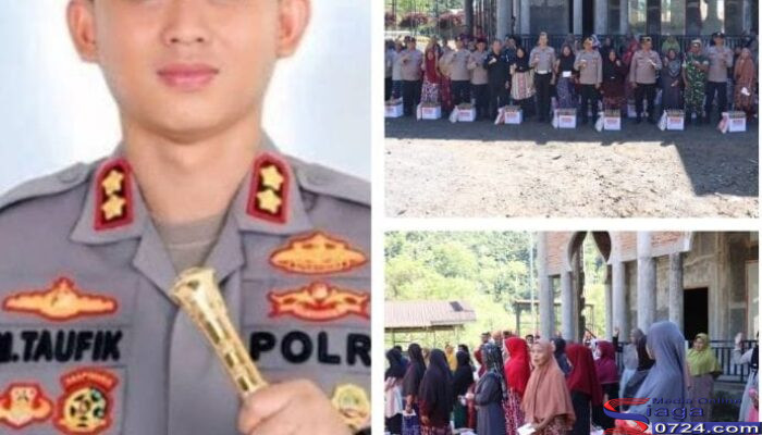 Polri Hadir ditengah Masyarakat, Polres Aceh Tengah Salurkan Sembako Untuk Warga di Kecamatan Pegasing 