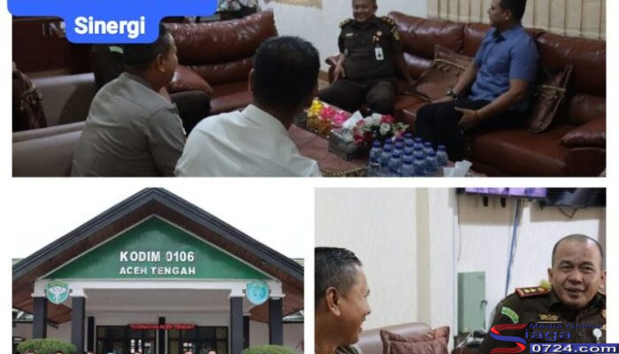 Perkuat Sinergi Antar Lembaga, Polres Aceh Tengah Silaturahmi ke Kejari dan Kodim 0106