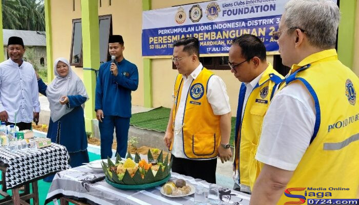 Lion Club Serahkan Bantuan Ruang Kelas Baru untuk Korban Banjir Aceh Tamiang