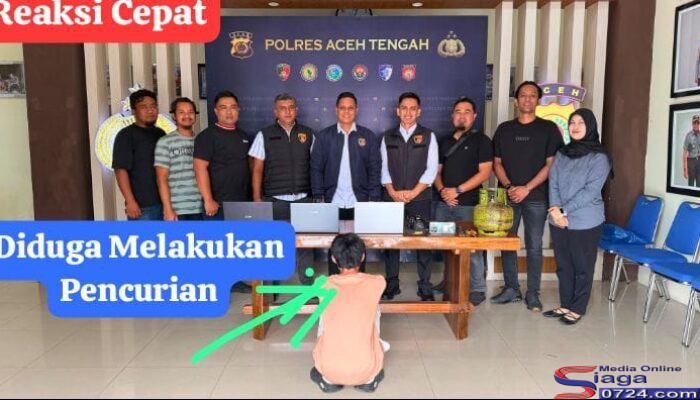 TIM Resmob Satreskrim Polres Aceh Tengah Ringkus Seorang Pria Warga Bener Meriah, Diduga Melakukan Pencurian 
