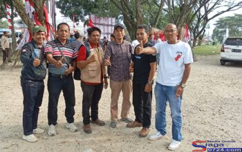 Kobarkan Semangat Kemerdekaan, PETA dan SWI Serta Berbagai Elemen Masyarakat Aceh Tamiang Pasang 300 Bendera Merah Putih