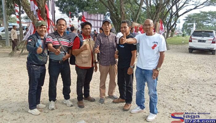 Kobarkan Semangat Kemerdekaan, PETA dan SWI Serta Berbagai Elemen Masyarakat Aceh Tamiang Pasang 300 Bendera Merah Putih
