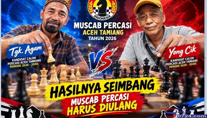 Sengit! Skor Imbang 11-11, Muscab Percasi Aceh Tamiang Terpaksa Diulang