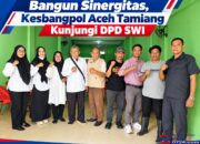 Bangun Sinergitas, Kesbangpol Aceh Tamiang Kunjungi DPD SWI