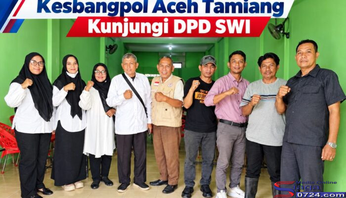 Bangun Sinergitas, Kesbangpol Aceh Tamiang Kunjungi DPD SWI