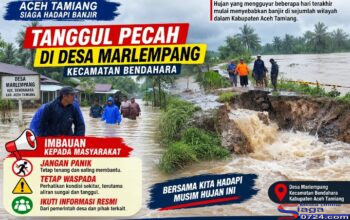 Intensitas Hujan Tinggi, 1.128 Warga Aceh Tamiang Mengungsi Akibat Banjir